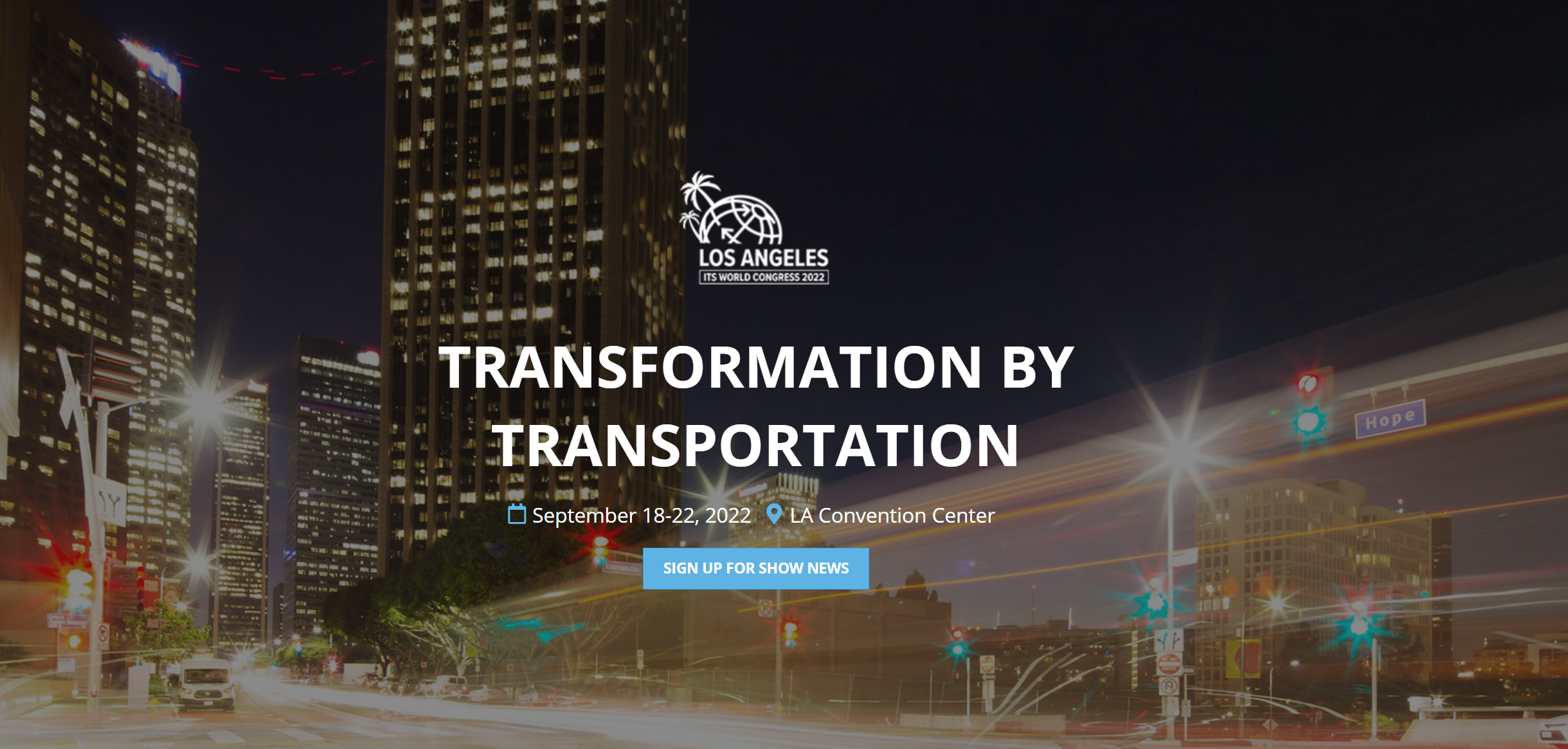 Der Call for Contributions für den ITS World Kongress in Los Angeles ist offen
