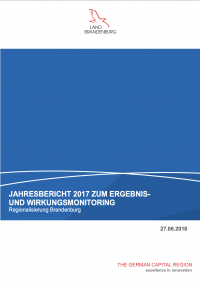 Jahresbericht 2017 zum Ergebnis und Wirkungsmonitoring | Regionalisierung
