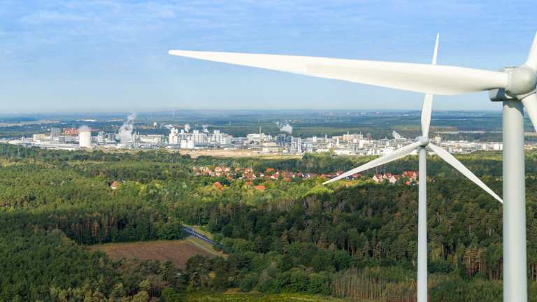 Ereuerbare Energien im Umfeld des BASF-Standorts Schwarzheide.