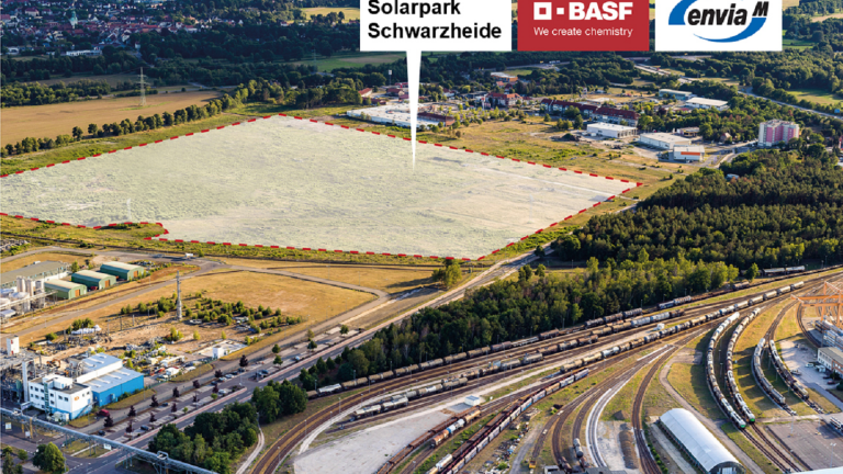 BASF enviaM Solarpark Schwarzheide