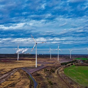Lausitz Windenergie Felder